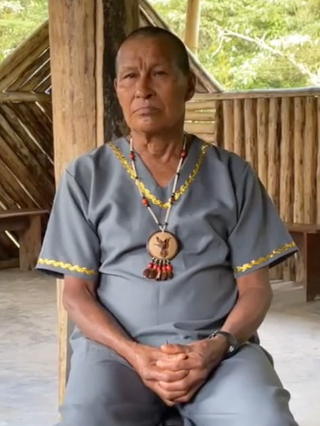 Marcos is a respected elder and shaman of our community. 